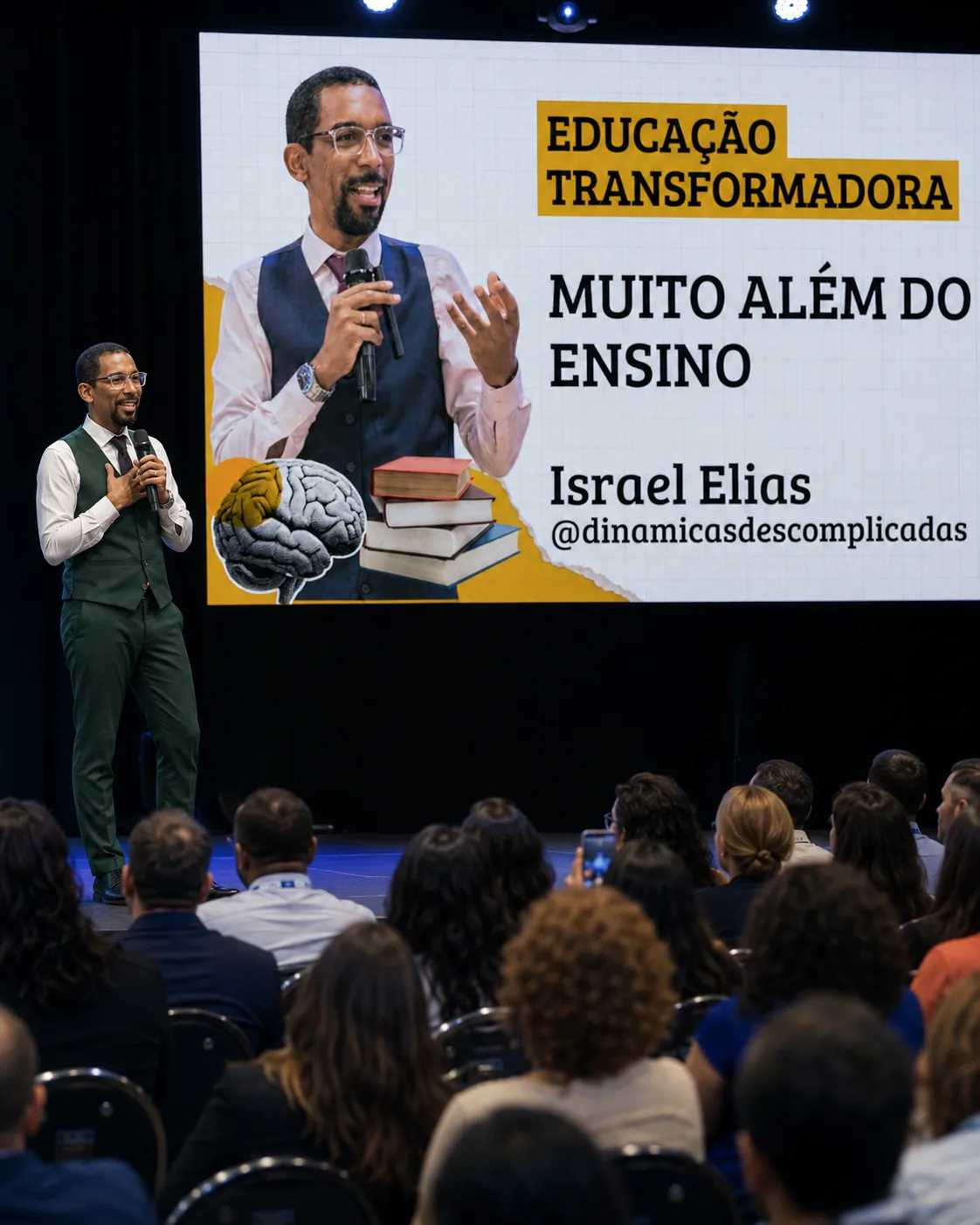 Treinamento corporativo com participação de equipe